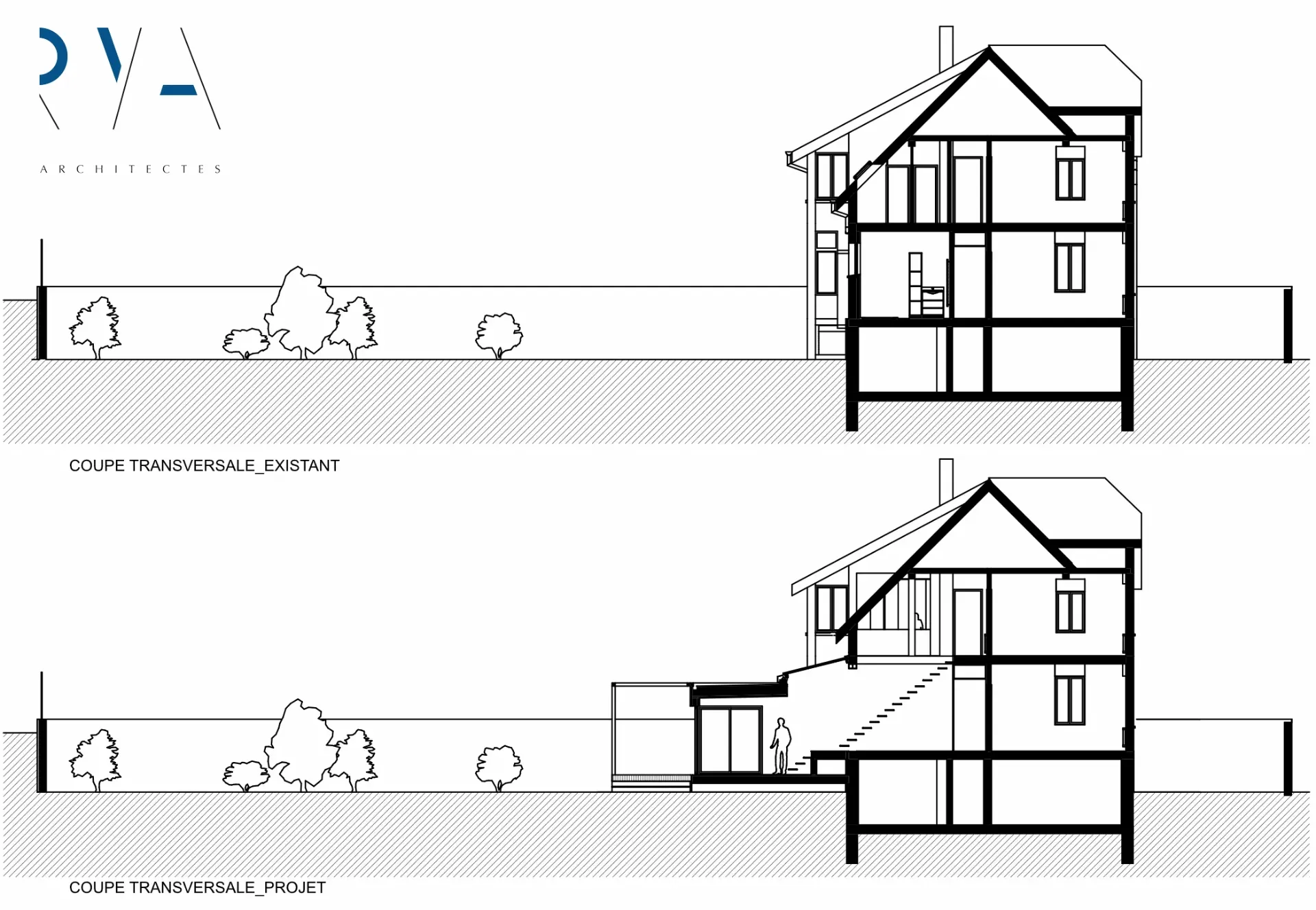 Optimisation des volumes et création d’un plan intérieur cohérent, pensé pour une vie familiale moderne