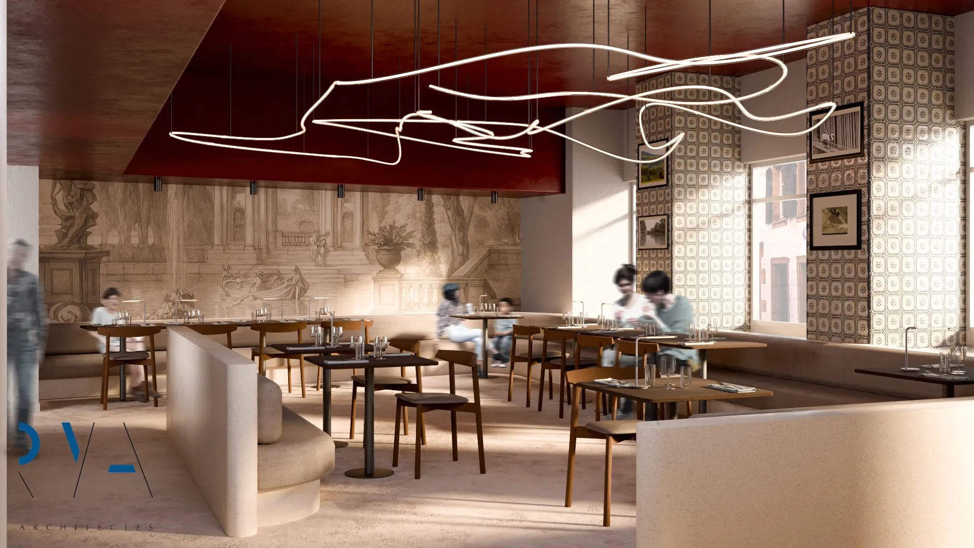 Un espace où l'âme des anciennes winstubs se réinvente dans une brasserie contemporaine, chaleureuse et ouverte
